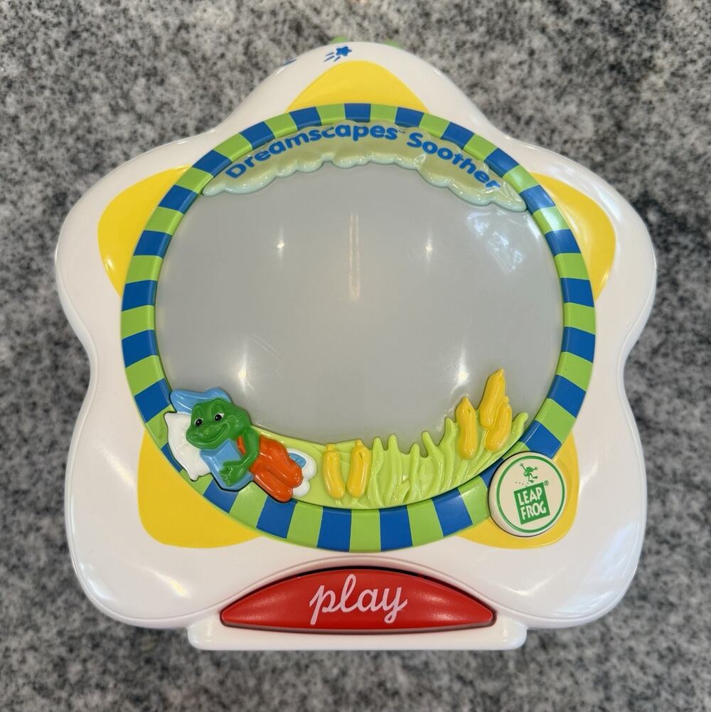 VINTAGE / HTF-Leap Frog Leapfrog Dreamscapes Storytelling Soother Crib Toy WORKS